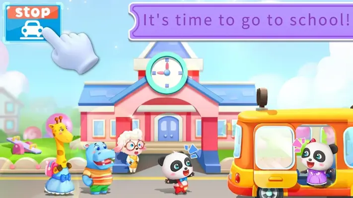 Baby Panda’s School Bus android App screenshot 9