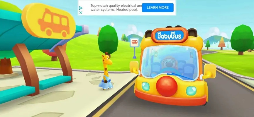 Baby Panda’s School Bus android App screenshot 4